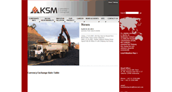 Desktop Screenshot of ksmcoal.com