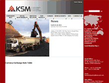 Tablet Screenshot of ksmcoal.com